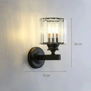 GobekUsa Modern Minimalist Wall Lamp with Glass Shade for Bedside Lighting Living Room Lighting