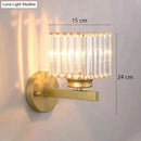 GobekUsa Modern Minimalist Wall Lamp with Glass Shade for Bedside Lighting Living Room Lighting