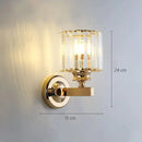 GobekUsa Modern Minimalist Wall Lamp with Glass Shade for Bedside Lighting Living Room Lighting