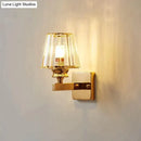 GobekUsa Modern Minimalist Wall Lamp with Glass Shade for Bedside Lighting Living Room Lighting