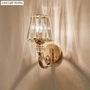 GobekUsa Modern Minimalist Wall Lamp with Glass Shade for Bedside Lighting Living Room Lighting