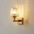 GobekUsa Modern Minimalist Wall Lamp with Glass Shade for Bedside Lighting Living Room Lighting