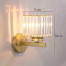 GobekUsa Modern Minimalist Wall Lamp with Glass Shade for Bedside Lighting Living Room Lighting