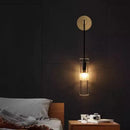 GobekUsa Golden Glass Wall Lamp: Luxury Post-modern Wall Sconces for Hotel Villa, Living Room, Aisle