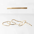 GobekUsa Modern Minimalist Golden LED 5-6 Ring Hanging Light for Dining Room