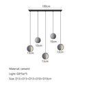 GobekUsa Cement Planet Chandelier Hanging Lamp for Dining Room & Bedroom