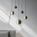 GobekUsa Cement Planet Chandelier Hanging Lamp for Dining Room & Bedroom