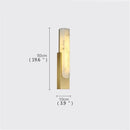 GobekUsa Grey Metal LED Marble Wall Sconce Lamp for Nordic Modern Bedroom