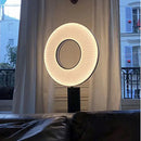 GobekUsa Dix Iris Pendant Light Fabric Round Ring Aesthetics Art Decor Light