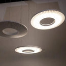 GobekUsa Dix Iris Pendant Light Fabric Round Ring Aesthetics Art Decor Light