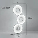 GobekUsa Dix Iris Pendant Light Fabric Round Ring Aesthetics Art Decor Light