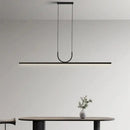 GobekUsa LED Black Ceiling Chandelier for Dining Room Kitchen Island - Modern Home Decor Lighting