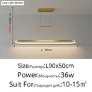 GobekUsa Salix V - Modern Minimalist Led Dimmable Bar Pendant Light