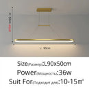 GobekUsa Salix V - Modern Minimalist Led Dimmable Bar Pendant Light