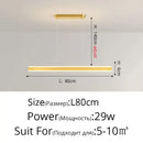 GobekUsa Salix V - Modern Minimalist Led Dimmable Bar Pendant Light