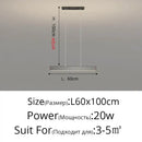 GobekUsa Salix V - Modern Minimalist Led Dimmable Bar Pendant Light