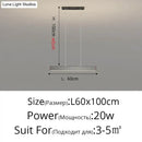 GobekUsa Salix V - Modern Minimalist Led Dimmable Bar Pendant Light