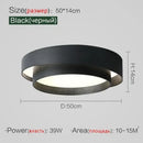 GobekUsa LED Ceiling Light Modern Minimalist Indoor LightingFixture White Black Grey