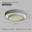 GobekUsa LED Ceiling Light Modern Minimalist Indoor LightingFixture White Black Grey
