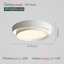 GobekUsa LED Ceiling Light Modern Minimalist Indoor LightingFixture White Black Grey