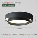 GobekUsa LED Ceiling Light Modern Minimalist Indoor LightingFixture White Black Grey
