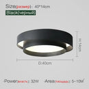 GobekUsa LED Ceiling Light Modern Minimalist Indoor LightingFixture White Black Grey