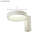GobekUsa Modern Minimalist LED Wall Sconce with Adjustable Aluminum Fixture – Warm or White Light for Living Room Décor