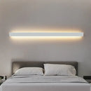 GobekUsa LED White Wall Lamp: Modern Minimalist Design for Bedroom, Living Room, and TV Background.