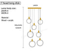 GobekUsa LED Wooden Staircase Chandelier Ceiling Lights - Modern Hanging Pendant Lamps