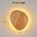 GobekUsa LED Wooden Wall Lights Modern Minimalist Living Room Bedroom Decor