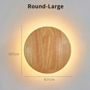 GobekUsa LED Wooden Wall Lights Modern Minimalist Living Room Bedroom Decor