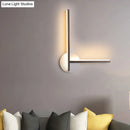 GobekUsa Minimalist Acrylic LED Wall Sconce in Warm/White Light for Bedroom