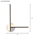 GobekUsa Minimalist Acrylic LED Wall Sconce in Warm/White Light for Bedroom