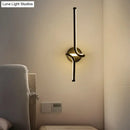 GobekUsa Minimalist Metallic LED Wall Sconce - Sleek Linear Bedside Lighting Fixture