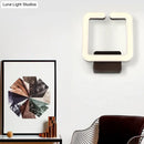 GobekUsa Contemporary LED Acrylic Wall Sconce - Square Frame Design, 1 Light - Warm/White/Natural Light