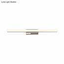 GobekUsa Ultra-Thin Nordic Acrylic LED Vanity Lamp - 16"/20" Dia - Silver, Warm/White Light