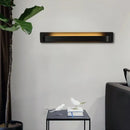 GobekUsa Modern Black/Gray/White LED Linear Wall Sconce for Living Room Décor