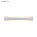 GobekUsa Modern Black/Gray/White LED Linear Wall Sconce for Living Room Décor