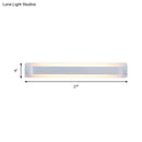 GobekUsa Modern Black/Gray/White LED Linear Wall Sconce for Living Room Décor