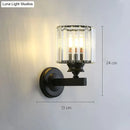 GobekUsa Modern Minimalist Wall Lamp with Glass Shade for Bedside Lighting Living Room Lighting