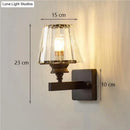 GobekUsa Modern Minimalist Wall Lamp with Glass Shade for Bedside Lighting Living Room Lighting