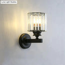 GobekUsa Modern Minimalist Wall Lamp with Glass Shade for Bedside Lighting Living Room Lighting