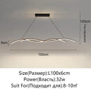 Modern Minimalist White Aluminum LED Pendant Light