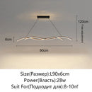 Modern Minimalist White Aluminum LED Pendant Light
