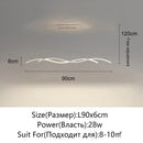 Modern Minimalist White Aluminum LED Pendant Light