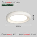 GobekUsa Cream LED Ceiling Lamp for Girl's Room - Modern Minimalist Master Bedroom Lighting