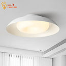 GobekUsa Cream Wind Ceiling Light Indoor LED Minimalist Modern Lamp for Home Decor