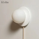 GobekUsa Ball Wall Light: Modern Creative Bedroom Lamp for Living Room Hotel Decor