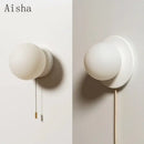GobekUsa Ball Wall Light: Modern Creative Bedroom Lamp for Living Room Hotel Decor