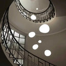 GobekUsa Glass Ball LED Pendant Lights for Home Decor, Living/Dining Room, Bar, & Stairs